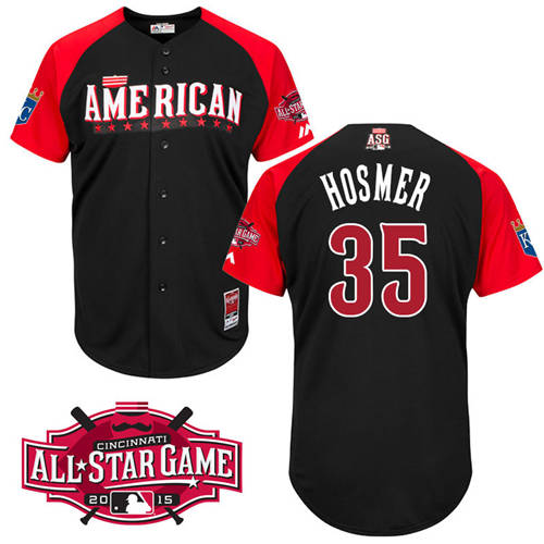 American League Authentic Eric Hosmer 2015 All-Star Stitched Jersey